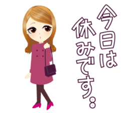 daily life of glorious girls sticker #6147144