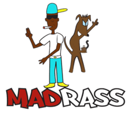 Madrass Jamaican patwa Dancehall sticker sticker #6147291