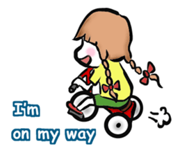 Girl's (English) sticker #6147521