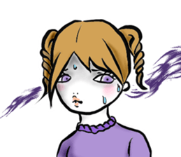 Girl's (English) sticker #6147540