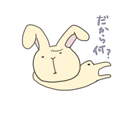 the dubious rabbit sticker #6147714