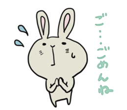 the dubious rabbit sticker #6147732