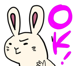 the dubious rabbit sticker #6147741