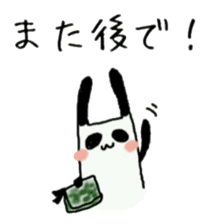 Daily life's Sticker of a rabbit panda 4 sticker #6148214