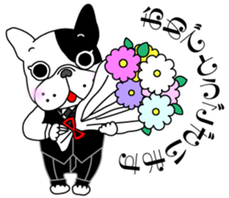 French bulldog Butler sticker #6148357