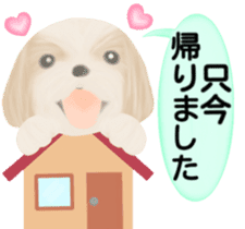Shih Tzu. Honorific & polite language. sticker #6148832
