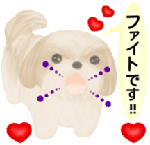 Shih Tzu. Honorific & polite language. sticker #6148845
