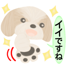 Shih Tzu. Honorific & polite language. sticker #6148866