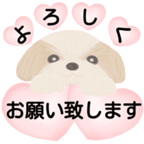Shih Tzu. Honorific & polite language. sticker #6148868