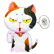 Tamsy, the calico cat sticker #6149833