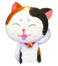 Tamsy, the calico cat sticker #6149835