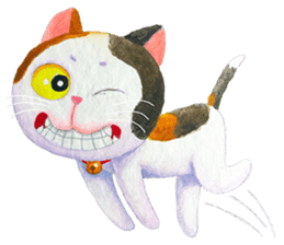 Tamsy, the calico cat sticker #6149838