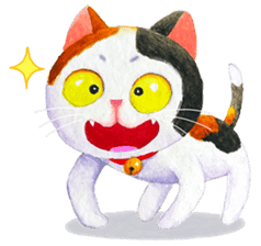 Tamsy, the calico cat sticker #6149840