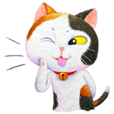 Tamsy, the calico cat sticker #6149841