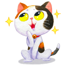 Tamsy, the calico cat sticker #6149842