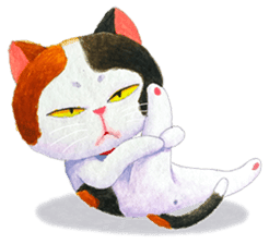 Tamsy, the calico cat sticker #6149844