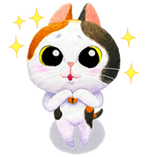 Tamsy, the calico cat sticker #6149853