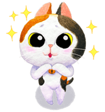 Tamsy, the calico cat sticker #6149853
