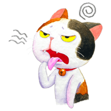 Tamsy, the calico cat sticker #6149862