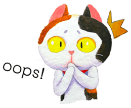 Tamsy, the calico cat sticker #6149863