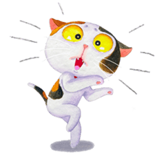 Tamsy, the calico cat sticker #6149866