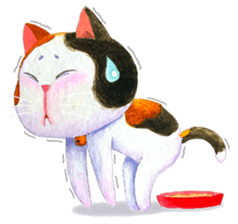 Tamsy, the calico cat sticker #6149870