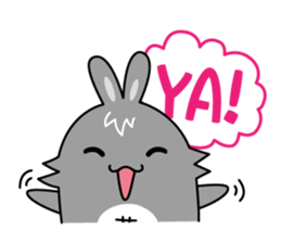 Bunny Paradise "Peanut & Sesame"(living) sticker #6149916