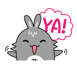 Bunny Paradise "Peanut & Sesame"(living) sticker #6149916