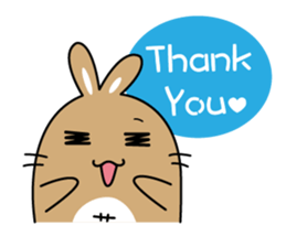 Bunny Paradise "Peanut & Sesame"(living) sticker #6149919