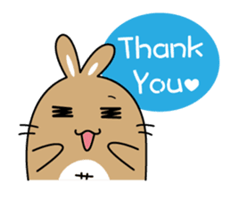 Bunny Paradise "Peanut & Sesame"(living) sticker #6149919