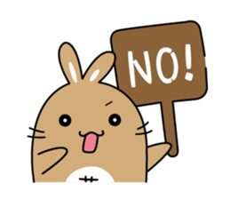 Bunny Paradise "Peanut & Sesame"(living) sticker #6149920