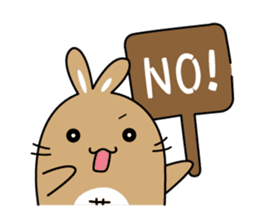 Bunny Paradise "Peanut & Sesame"(living) sticker #6149920