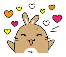 Bunny Paradise "Peanut & Sesame"(living) sticker #6149925