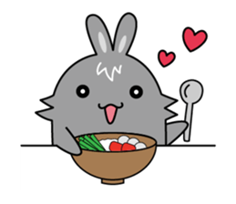 Bunny Paradise "Peanut & Sesame"(living) sticker #6149932