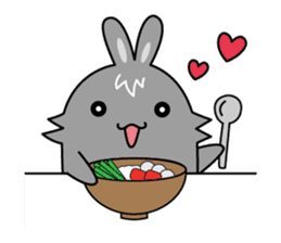 Bunny Paradise "Peanut & Sesame"(living) sticker #6149932