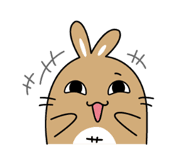 Bunny Paradise "Peanut & Sesame"(living) sticker #6149933