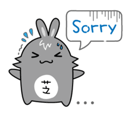 Bunny Paradise "Peanut & Sesame"(living) sticker #6149937