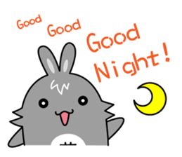 Bunny Paradise "Peanut & Sesame"(living) sticker #6149940