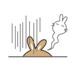 Bunny Paradise "Peanut & Sesame"(living) sticker #6149941