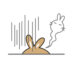 Bunny Paradise "Peanut & Sesame"(living) sticker #6149941