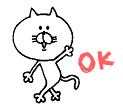 Funny cat. sticker #6150035