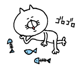 Funny cat. sticker #6150043