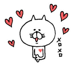 Funny cat. sticker #6150053