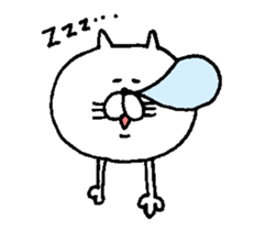 Funny cat. sticker #6150064