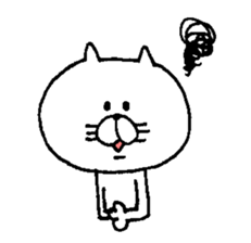 Funny cat. sticker #6150066
