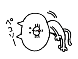 Funny cat. sticker #6150067