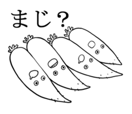 a radish man sticker #6150167