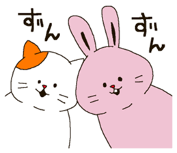 The round and cute animals. sticker #6150657