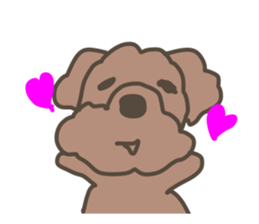 Toy poodle in Taiwanese sticker #6150844
