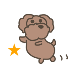 Toy poodle in Taiwanese sticker #6150850
